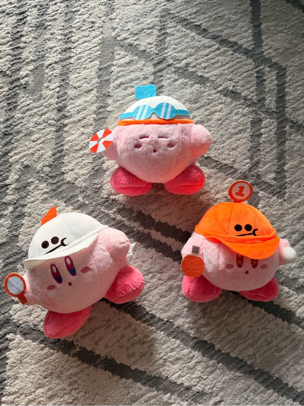 Lot of 3 Kirby Plushies